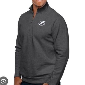 NHL Charcoal Quarter-Zip Sweatshirt